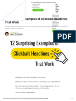 12 Surprising Examples of Clickbait Headlines That Work