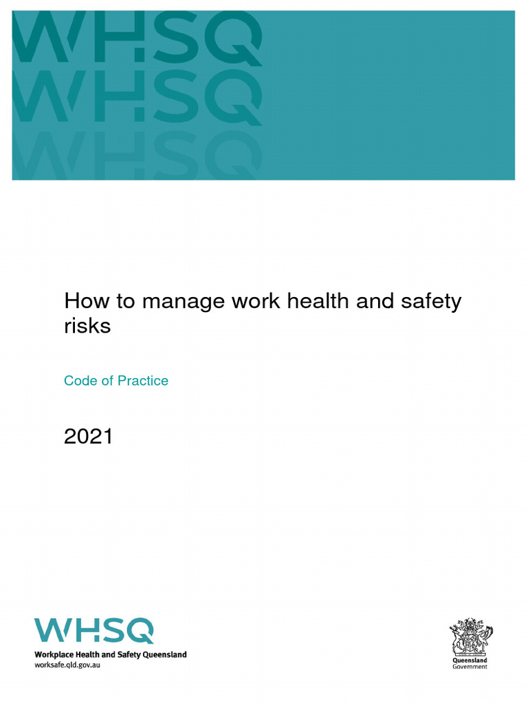 howtomanageworkhealthandsafetyriskscop2021 PDF