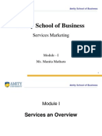 Amity School of Business: Services Marketing