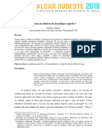 Aspectos Da História Do Jornalismo Esportivo