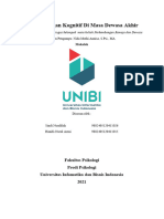 Paper Perkembang Kognitif Di Masa Dewasa Akhir - Kelompok 9