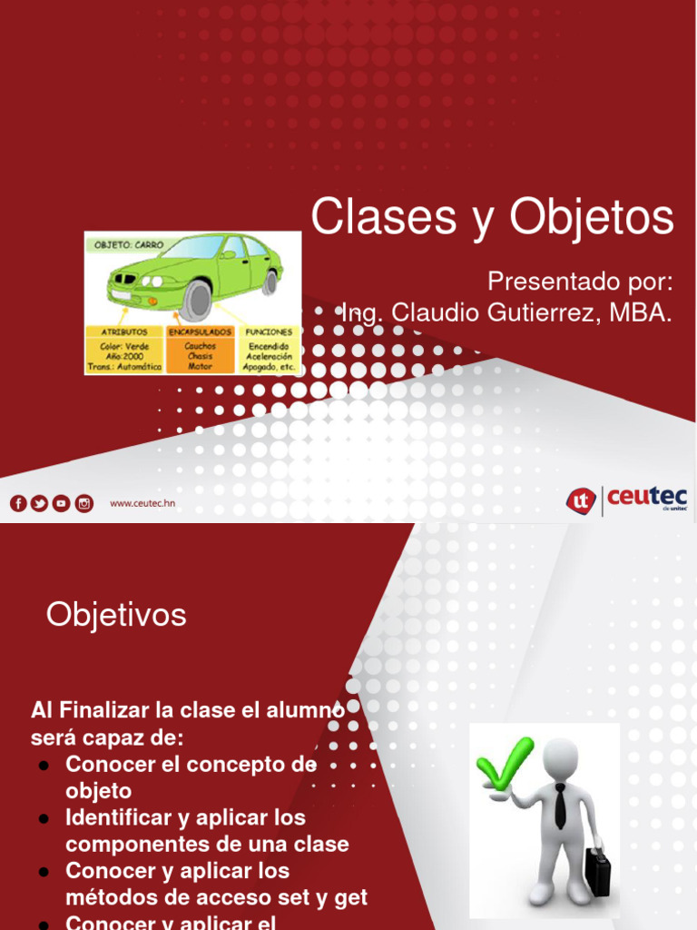 Clase 8 - Clases y Objetos | PDF | Constructor (Programación Orientada ...