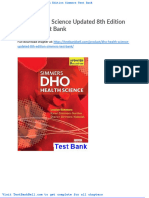 Dho Health Science Updated 8th Edition Simmers Test Bank