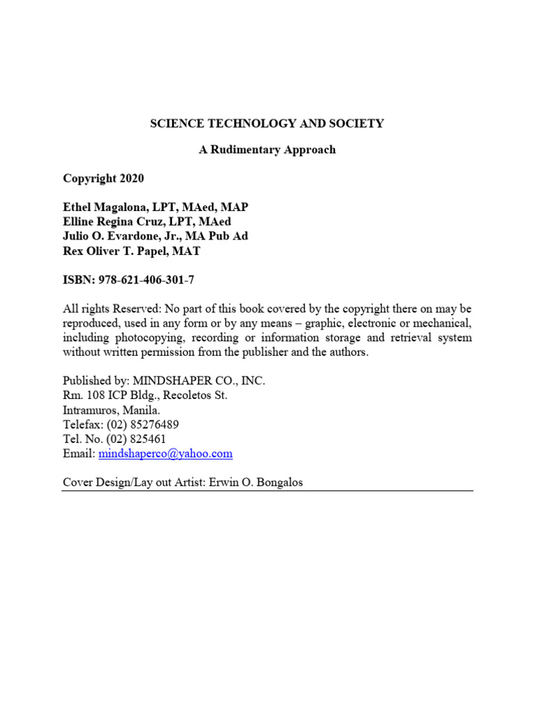 Science Technology Society | PDF | Heliocentrism | Science