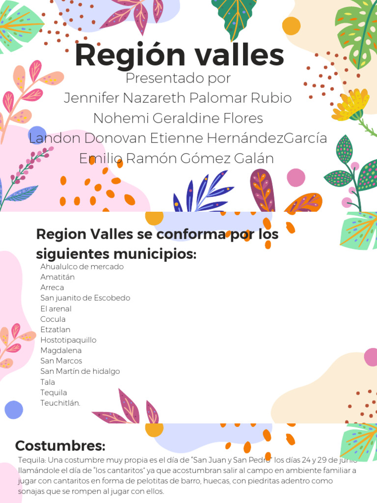 Región Valles PDF México