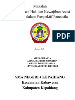 Harmonisasi Hak Dan Kewajiban Hak Asasi Manusia Dalam Perspektif PancasilaI