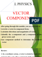 Q1 Vector Component