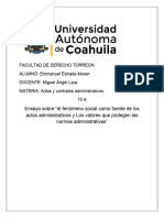 Actos y Contratos Administrativos