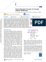 Cytochrome P460 Cofactor Maturation Proceeds Via PeroxideDependent Post-Translational Modification