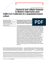 Heterogenous Humoral and Cellular Immune Responses With Distinct Trajectories postSARS-CoV-2 Infection in A Population-Based Cohort