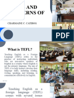 Charmaine Catibog-ISSUES AND CONCERNS OF TEFL