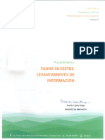 CCA-P-PY-12 V00 Fauna Silvestre, Levantamiento Infromacion