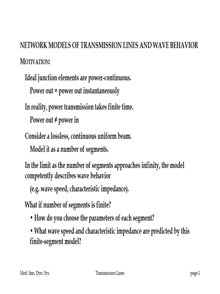 Transmission Lin | PDF | Transmission Line | Determinant