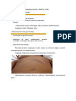 Exame Físico Cardiovascular Anormal