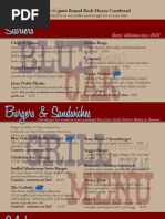 Bog Menu