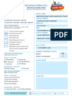 Booking Form 2022: Schools in Malaysia