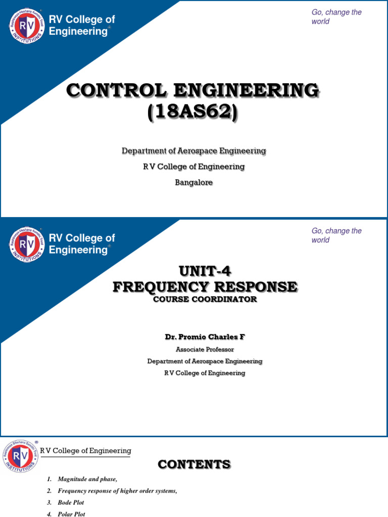 Control Engineering: Bode Plot Guide | PDF | Electronics | Electrical ...