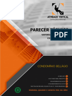 Parecer Técnico - Vistoria Pós Obra - Bellágio