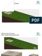 SD3 & SD6 - 15m Ginpole Tower Foundation Detail