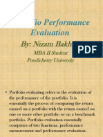 Portfolio Performance Evaluation