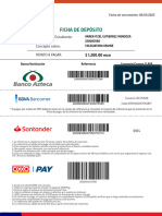 Ficha de Deposito de Pago