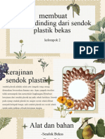 Membuat Hiasan Dinding Dari Sendok Plastik Bekas