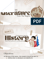 Philippine Literary History From Pre Colonial To Contemporary