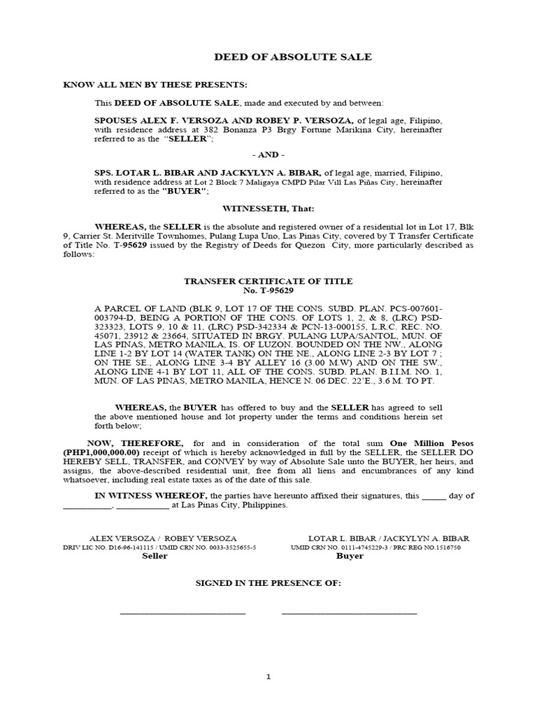 Contract to sell pdf legal documents private law