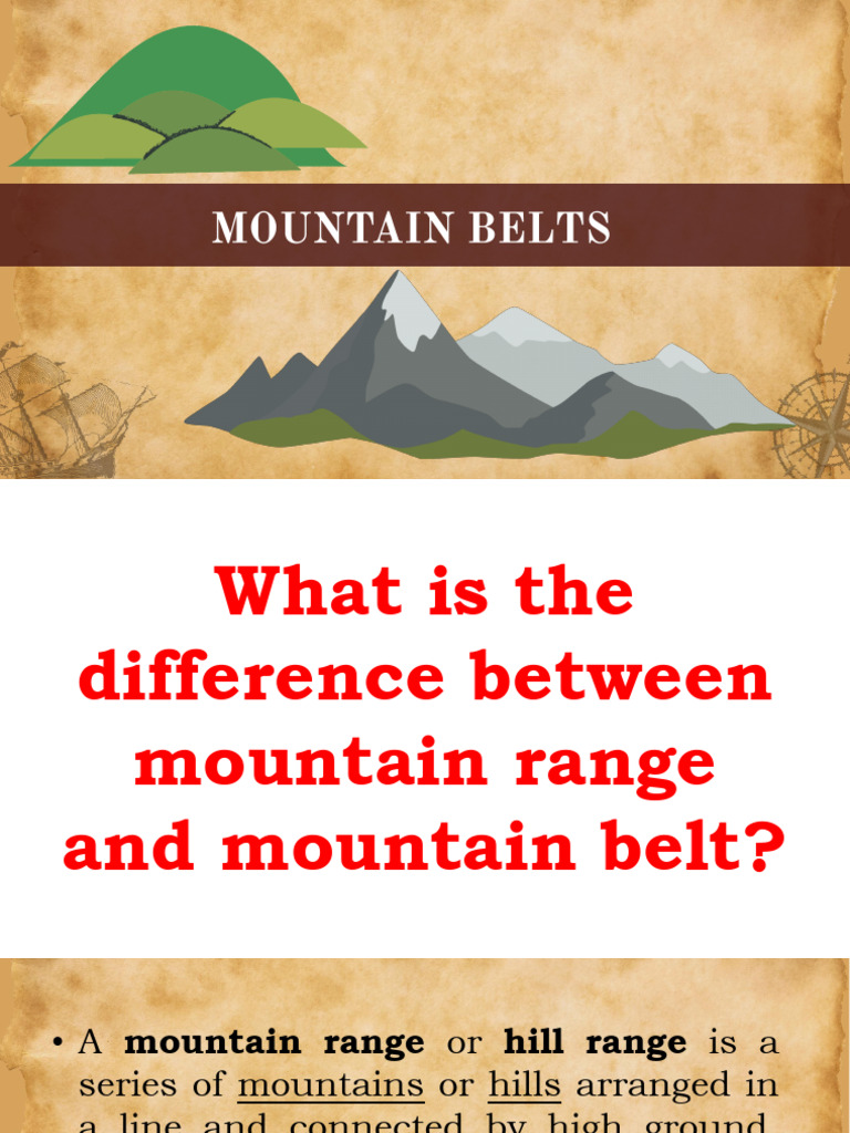 Differences Between Hills and Mountains