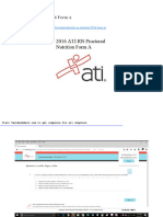 Ati RN Nutrition 2016 Form A