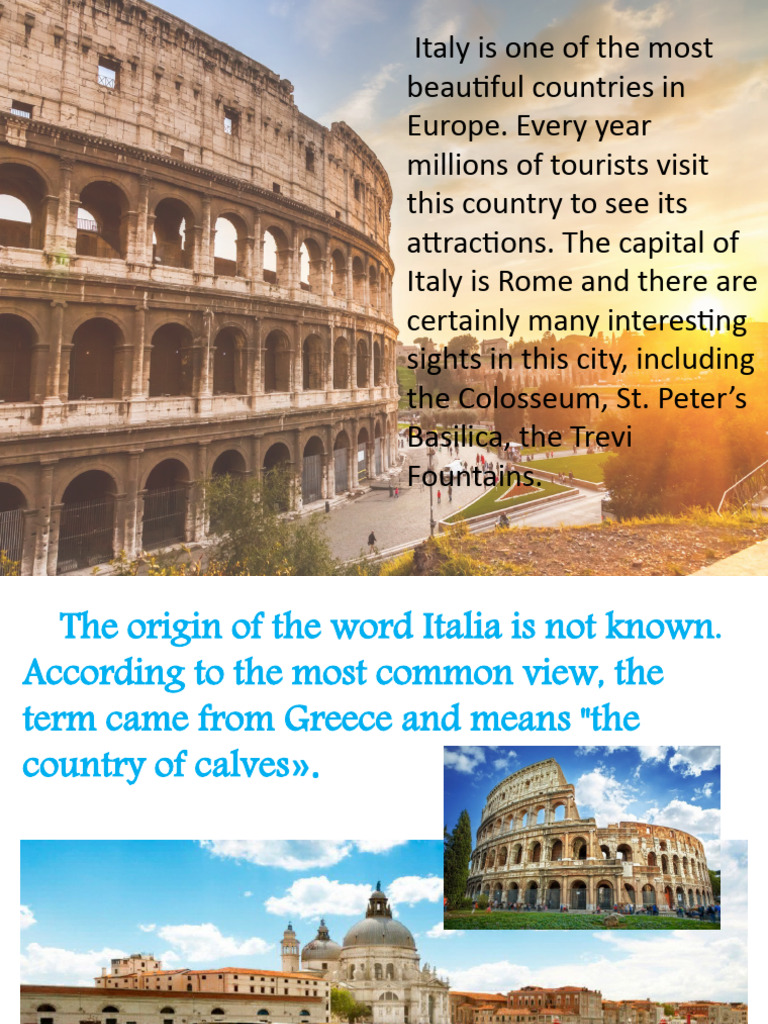 Discover Italy: Culture, Cities, and Cuisine | PDF | Travel