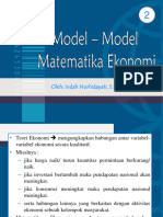 2 Model Matematika