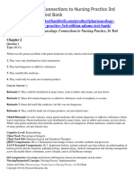 Pharmacology Connections Nursing Practice 3rd Edition Adams Test Bank