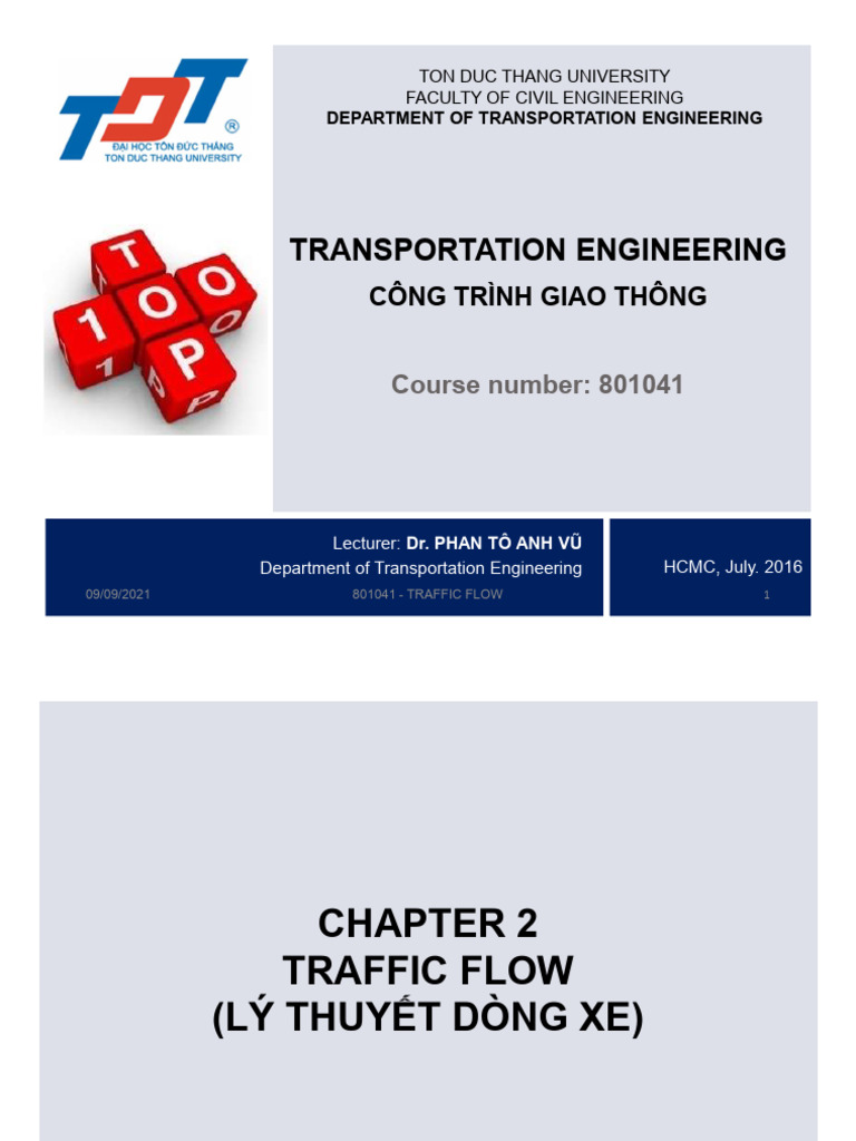 2 - Chapter 2 | PDF | Traffic | Applied Mathematics