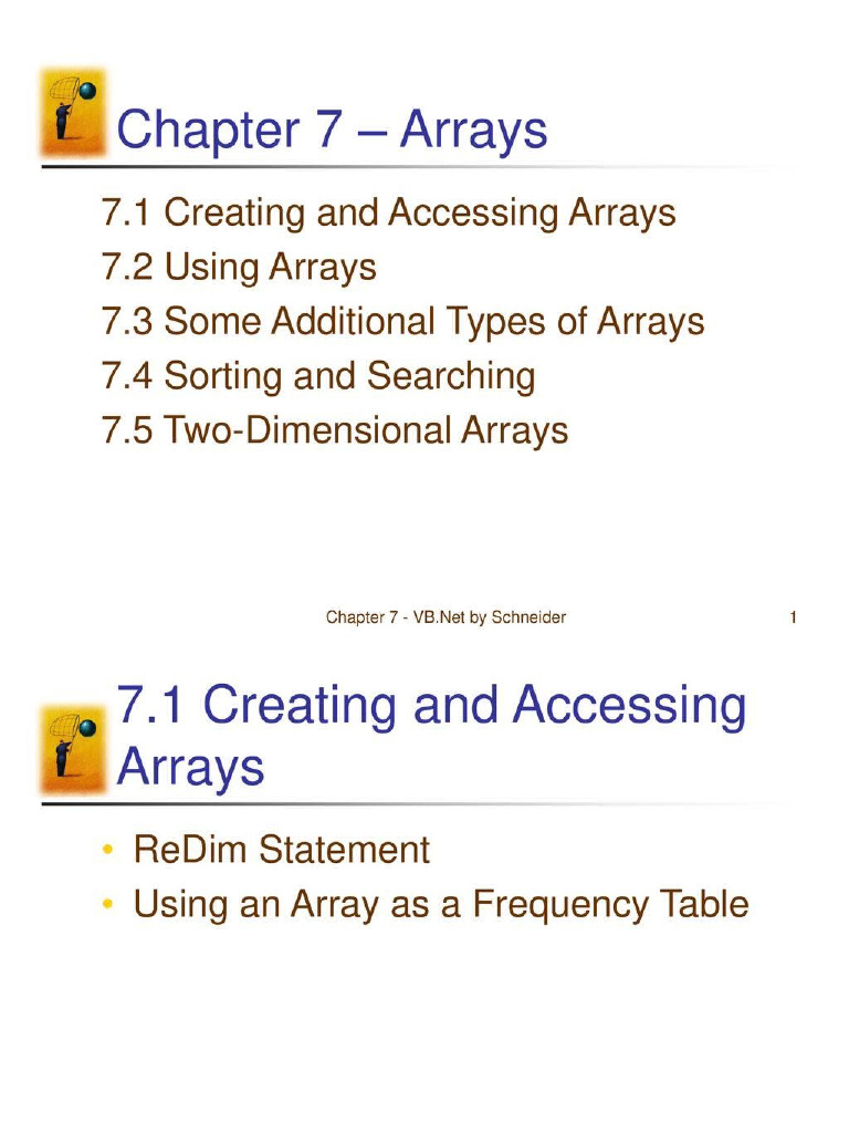 Array VB.net | PDF