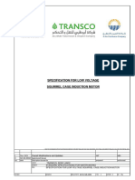 Specification For Low Voltage Squirrel Cage Induction Motor