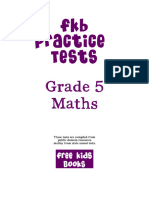 Practice Test Math Grade 5
