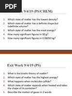 Chapter 3 - States of Matter