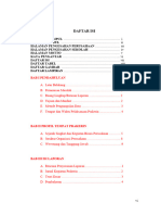 Laporan Daftar Isi, Tabel, Lampiran Contoh