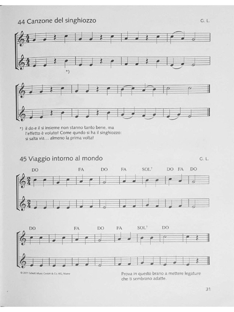 Canzone Del Singhiozzo PDF