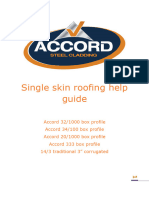 Single Skin Roofing Sheets Installation Guide V2.4