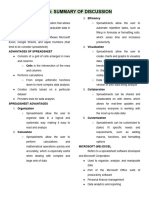 It App Notes Discussion - Excel