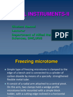Freezing Microtome and Cryostat