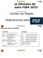 Presentacion Modificacion Reglas Fiba Octubre 2022 - Español - EAAB CAB