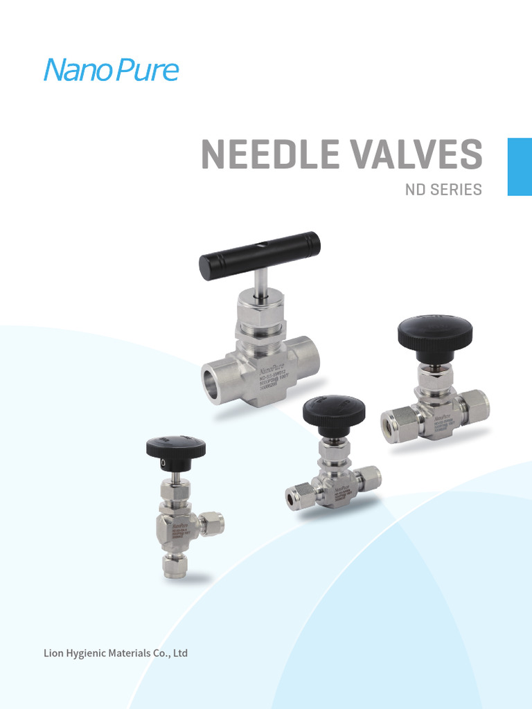 High-Purity Needle Valves Overview | PDF | Building Materials ...