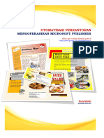 Mengoperasikan Microsoft Publisher