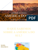 Continente Americano - America do Sul - Part. 1 política e economia