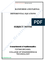 093 - MA8353, MA6351 Transforms and Partial Differential Equations - Notes