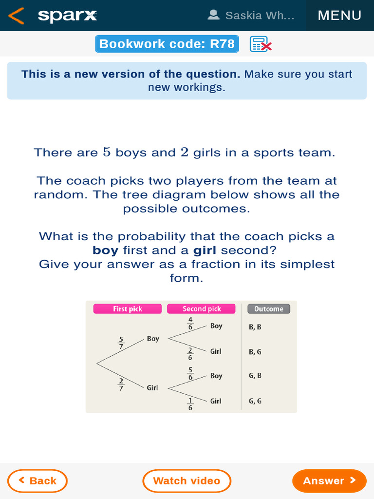 Probability of Selecting Players | PDF | Sports & Recreation | Teaching ...