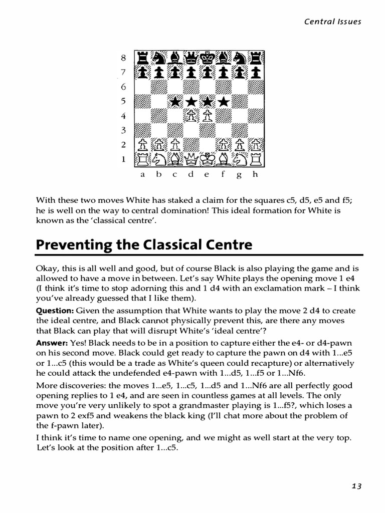 Discovering Chess Openings Building Opening Skills From Basic